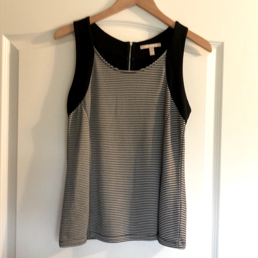 Banana Republic halter with zipper back